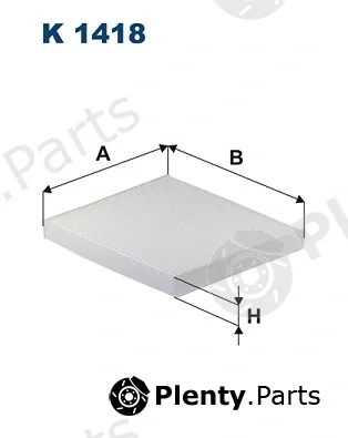 Filtron K1418 — Filter, cabin air