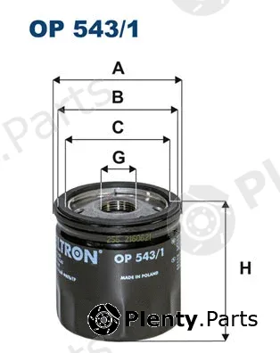 Filtron OP543/1 — Oil Filter