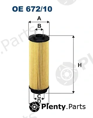 Filtron OE672/10 — Oil Filter