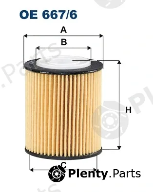 Filtron OE667/6 — Oil Filter