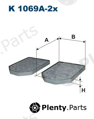 Filtron K1069A-2x — Filter, cabin air