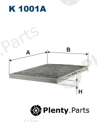 Filtron K1001A — Filter, cabin air
