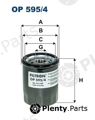 Filtron OP595/4 — Oil Filter