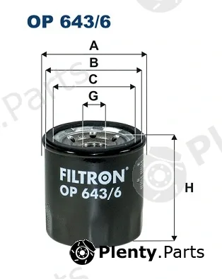 Filtron OP643/6 — Oil Filter