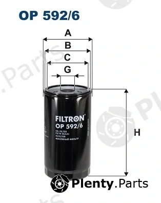 Filtron OP592/6 — Oil Filter