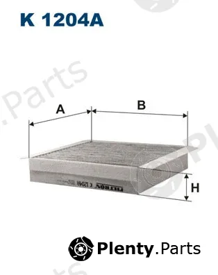 Filtron K1204A — Filter, cabin air
