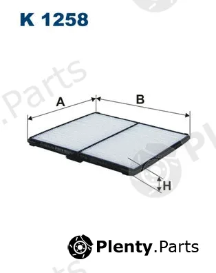 Filtron K1258 — Filter, cabin air