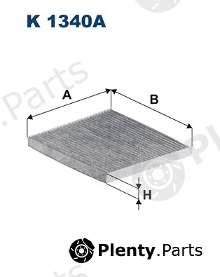 Filtron K1340A — Filter, cabin air