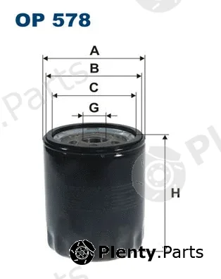 Filtron OP578 — Oil Filter
