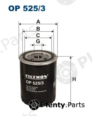 Filtron OP525/3 — Oil Filter
