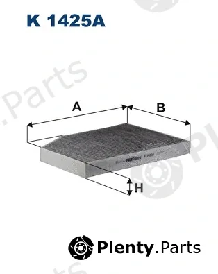 Filtron K1425A — Filter, cabin air