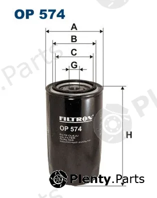 Filtron OP574 — Oil Filter