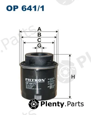 Filtron OP641/1 — Oil Filter