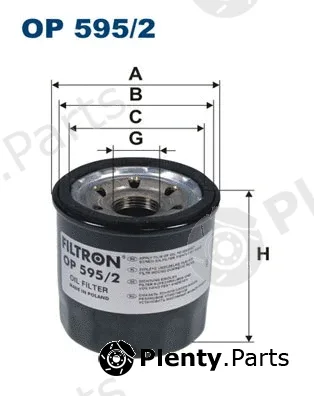 Filtron OP595/2 — Oil Filter
