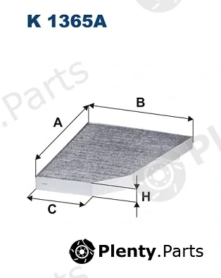 Filtron K1365A — Filter, cabin air