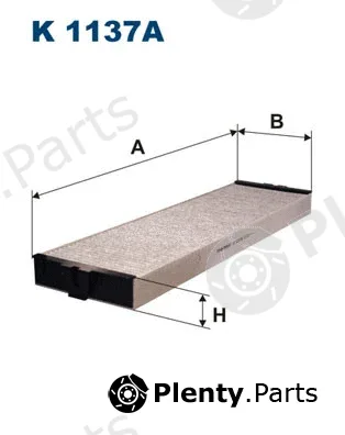 Filtron K1137A — Filter, cabin air