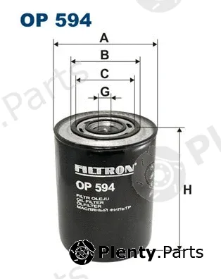 Filtron OP594 — Oil Filter
