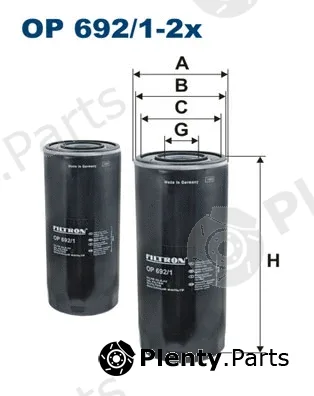 Filtron OP692/1-2x — Oil Filter