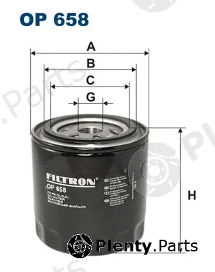 Filtron OP658 — Oil Filter