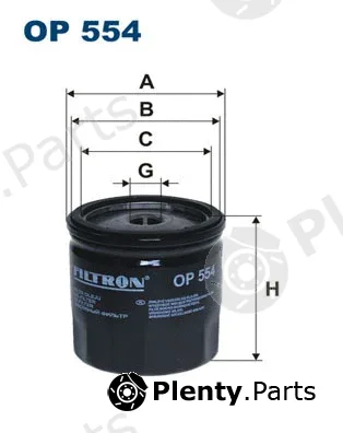 Filtron OP554 — Oil Filter