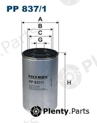 Filtron PP837/1 — Fuel Filter