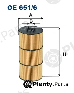 Filtron OE651/6 — Oil Filter