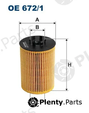Filtron OE672/1 — Oil Filter