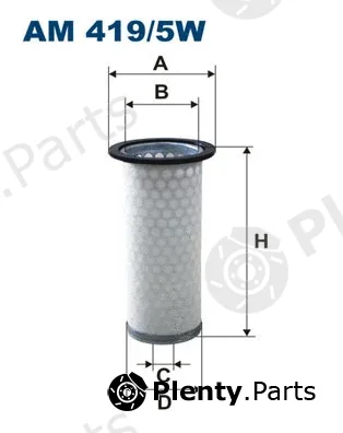 Filtron AM419/5W — Secondary Air Filter