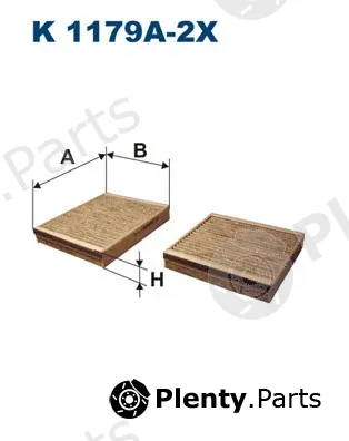 Filtron K1179A-2x — Filter, cabin air