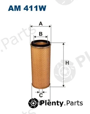 Filtron AM411W — Secondary Air Filter