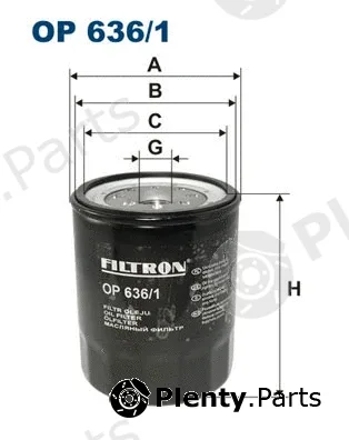 Filtron OP636/1 — Oil Filter