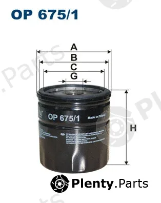 Filtron OP675/1 — Oil Filter
