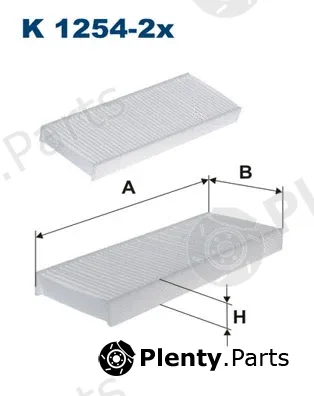 Filtron K1254-2x — Filter, cabin air
