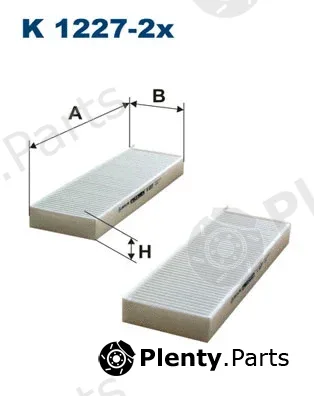 Filtron K1227-2x — Filter, cabin air