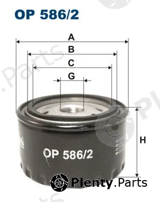 Filtron OP586/2 — Oil Filter