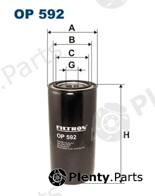 Filtron OP592 — Oil Filter