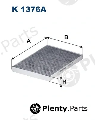 Filtron K1376A — Filter, cabin air