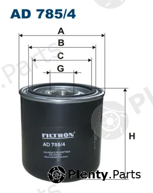 Filtron AD785/4 — Air Dryer Cartridge, compressed-air system
