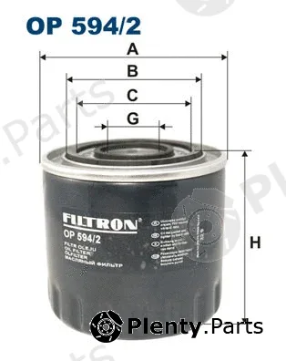 Filtron OP594/2 — Oil Filter