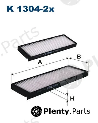 Filtron K1304-2x — Filter, cabin air