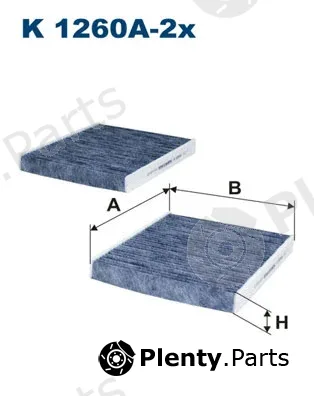 Filtron K1260A-2x — Filter, cabin air