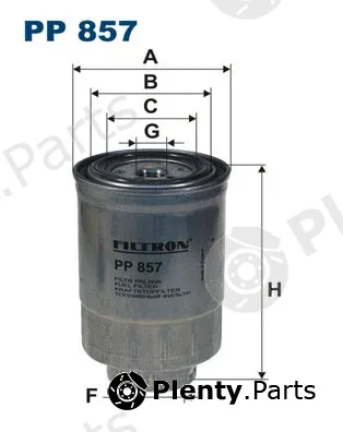Filtron PP857 — Fuel Filter