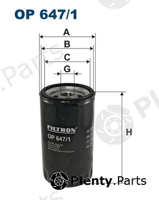 Filtron OP647/1 — Oil Filter