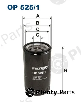 Filtron OP525/1 — Oil Filter
