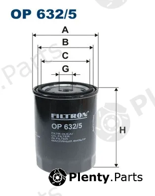 Filtron OP632/5 — Oil Filter