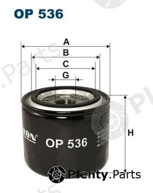 Filtron OP536 — Oil Filter