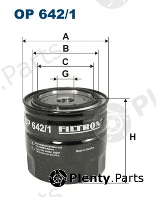 Filtron OP642/1 — Oil Filter
