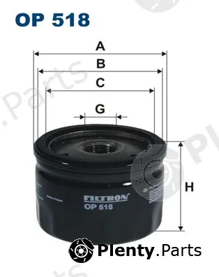 Filtron OP518 — Oil Filter