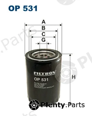 Filtron OP531 — Oil Filter