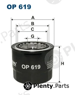 Filtron OP619 — Oil Filter